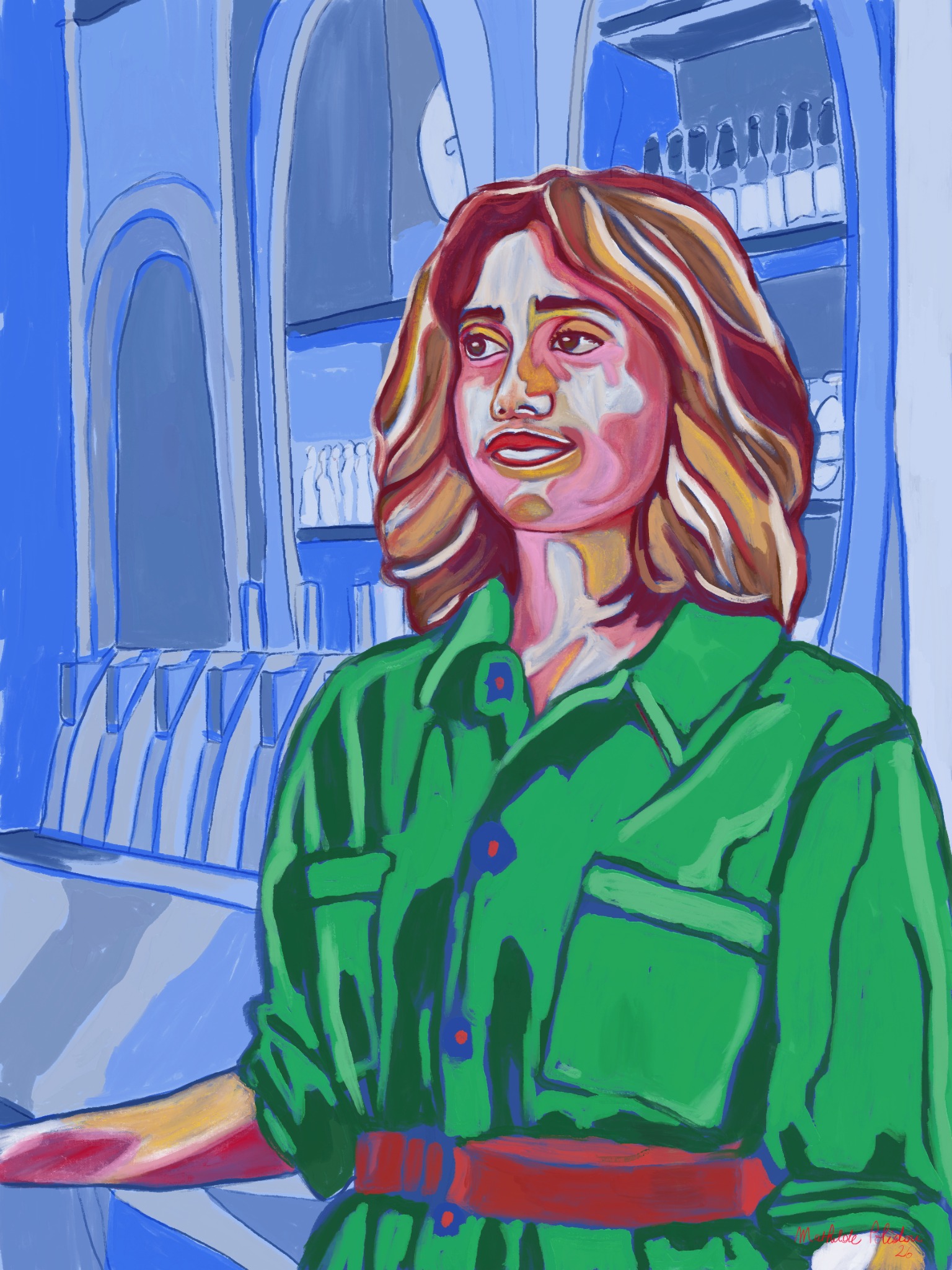 Peinture digitale de Graffi Rathamohan