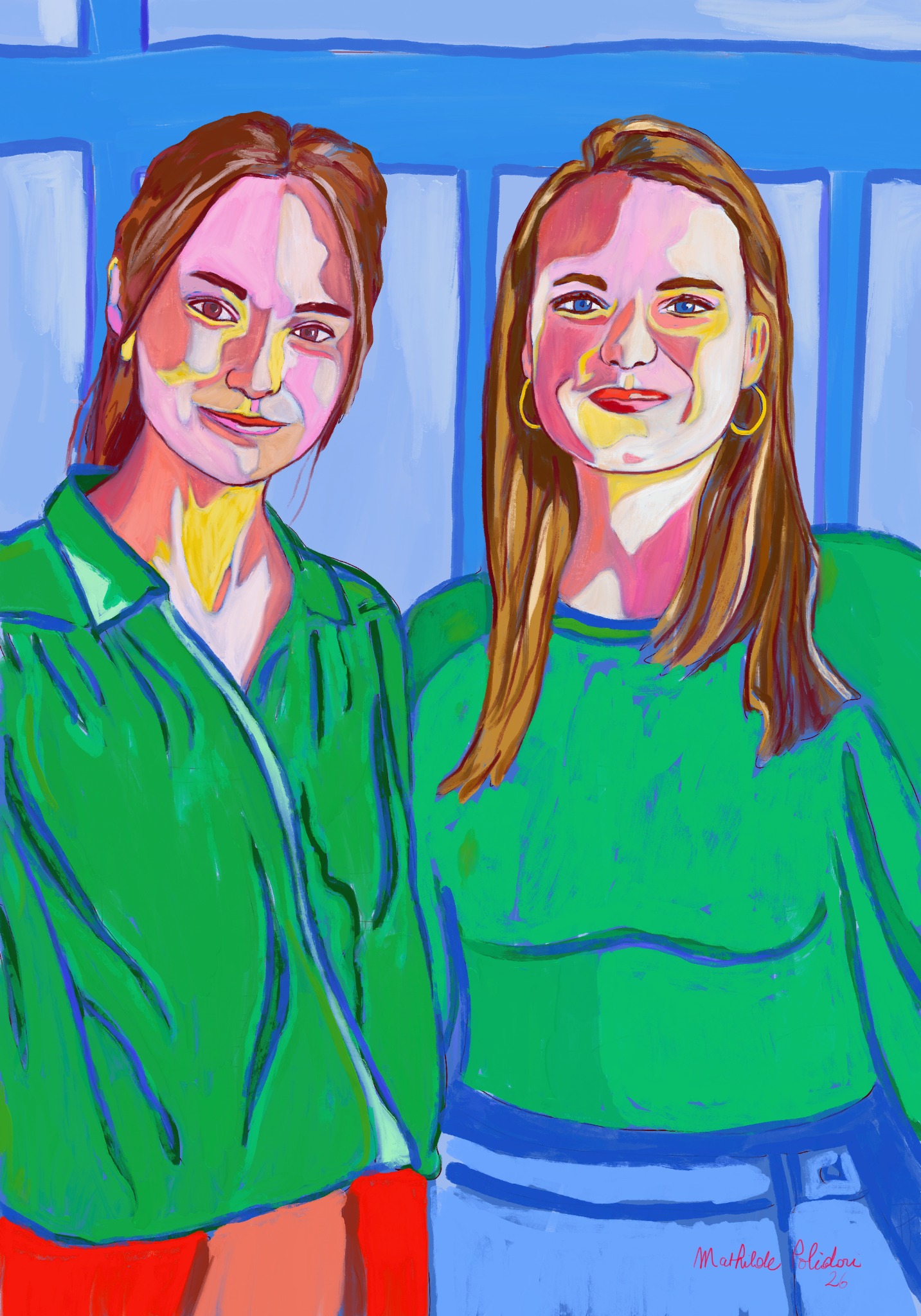 Peinture digitale de Claire Siegert et Victoria Arnhold
