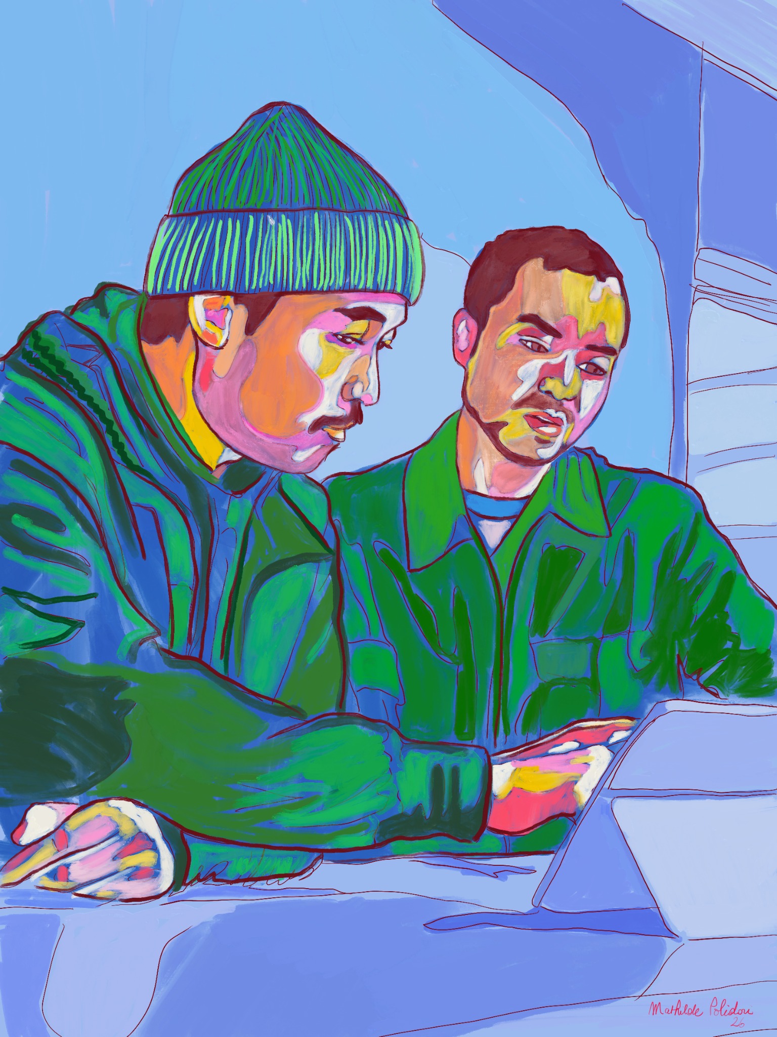 Peinture digitale de Kevin Ma et Kenneth Ma
